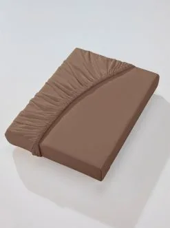 Wäschepur Wäschepur Spannbetttuch In Cognac