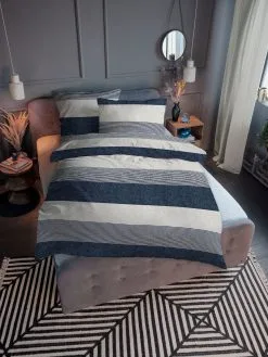 TOM TAILOR Bettwäsche In Marine-grau -Salonloewe Verkäufe 16895a2944c4fe1f8d9c577abf842074