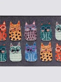 Salonloewe Fußmatte In Grau-bunt