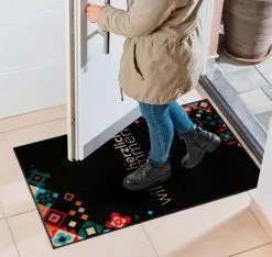 Wash+dry Wash&dry Fußmatte In Schwarz-bunt -Salonloewe Verkäufe 3135bae5b4c31f37631cfe0f995b1f11