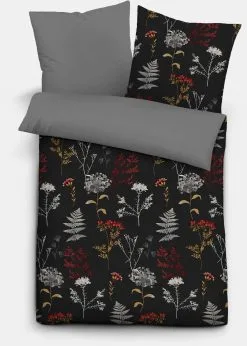 Biberna Bettwäsche In Schwarz-grau -Salonloewe Verkäufe 321037cb8fd6e7c772125e49c5ee7803