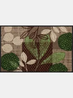 Salonloewe Fußmatte In Braun-grün