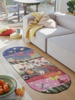 Salonloewe Fußmatte In Blau-bunt -Salonloewe Verkäufe 39851e1fba1e90717bd1be5285e3cc60