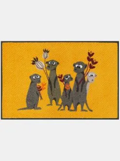 Wash+dry Wash&dry Fußmatte In Gelb-gemustert