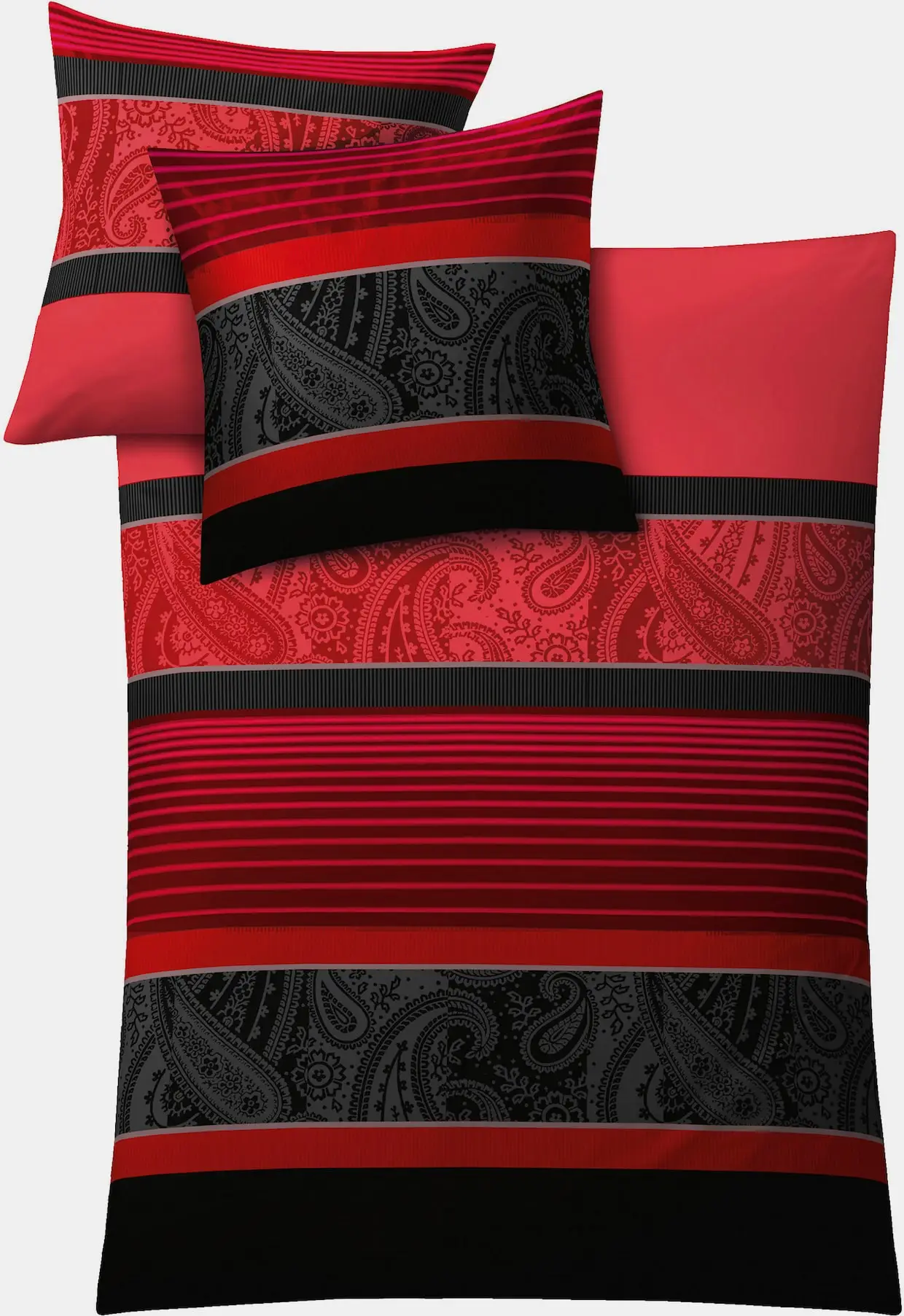 Kleine Wolke Bettwäsche In Rot 3 Kleine Wolke Bettwäsche In Rot