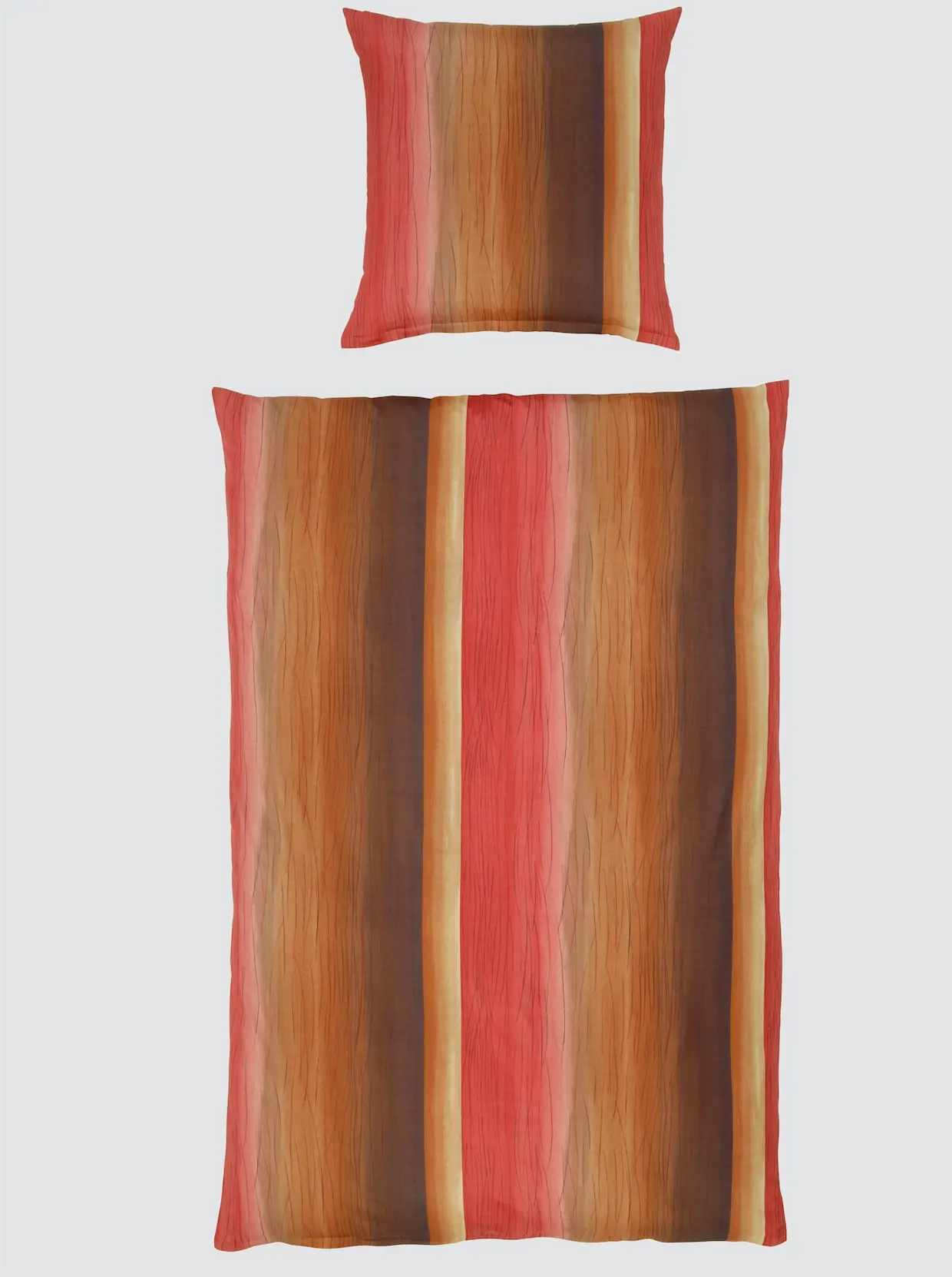 Janine Bettwäsche In Rostrot 4 Janine Bettwäsche In Rostrot – Bild 2