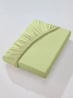 Wäschepur Wäschepur Spannbetttuch In Lindgrün