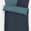 Biberna Bettwäsche In Dunkelblau-bleu