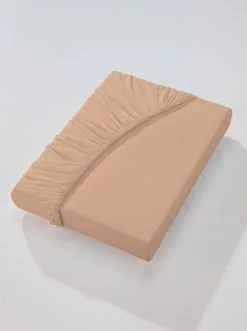 Wäschepur Wäschepur Spannbetttuch In Beige