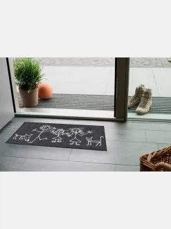 Salonloewe Fußmatte In Anthrazit-ecru -Salonloewe Verkäufe 573ed7faca5716d00cffff45786cf467