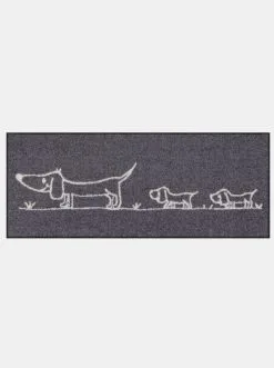 Salonloewe Fußmatte In Anthrazit-ecru