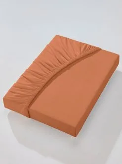 Irisette Spannbetttuch In Terrakotta