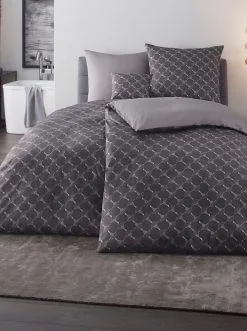 JOOP! Bettwäsche In Schwarz-grau