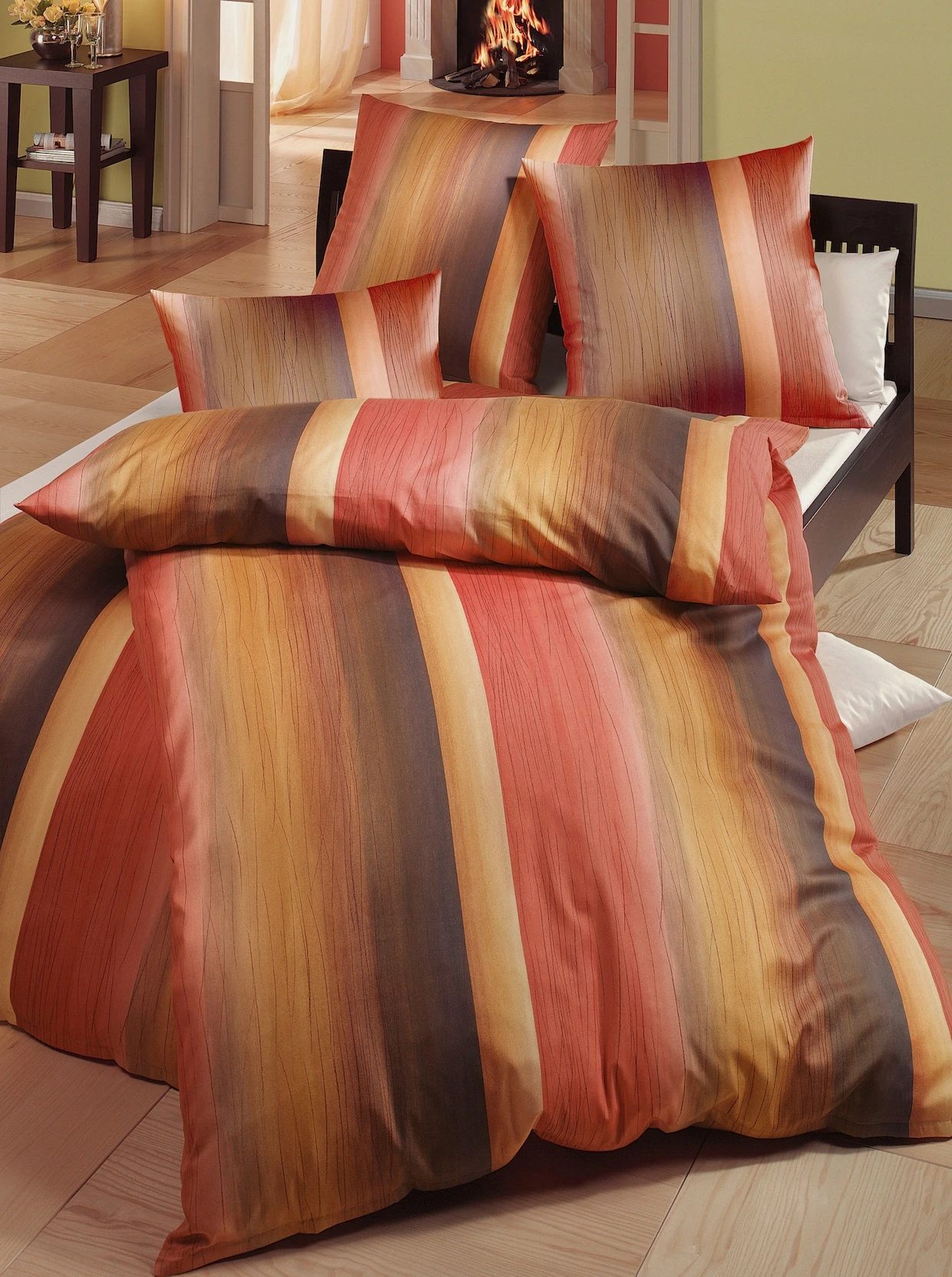 Janine Bettwäsche In Rostrot 3 Janine Bettwäsche In Rostrot