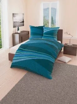 Biberna Bettwäsche In Petrol-mint