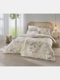 Heine Home Bettwäsche In Natur-bedruckt