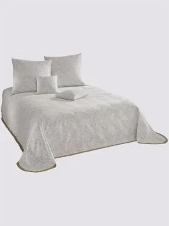 Heine Home Tagesdecke In Offwhite-taupe