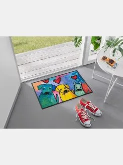 Wash+dry Wash&dry Fußmatte In Blau-bunt -Salonloewe Verkäufe 822bde77acb461494f63d140d92c6948