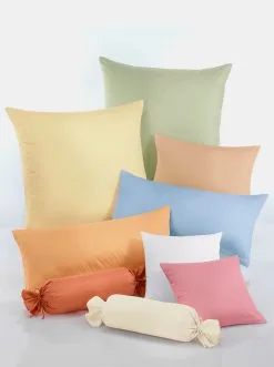 Biberna Kissenbezüge In Hellblau