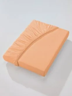 Wäschepur Wäschepur Spannbetttuch In Apricot