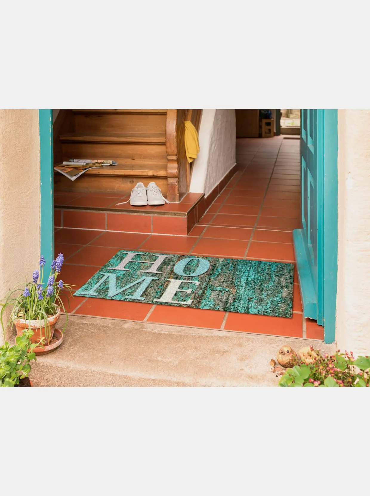 Salonloewe Fußmatte In Mint-gemustert 4 Salonloewe Fußmatte In Mint-gemustert – Bild 2