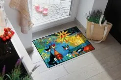 Salonloewe Fußmatte In Blau-gemustert -Salonloewe Verkäufe 96cbc29d7f4d3cdd8e8fa7fcbcd667fe