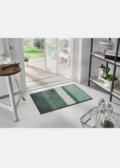 Wash+dry Wash&dry Fußmatte In Grün-ecru -Salonloewe Verkäufe 99743e16cd194b15101d8233d5f93abf
