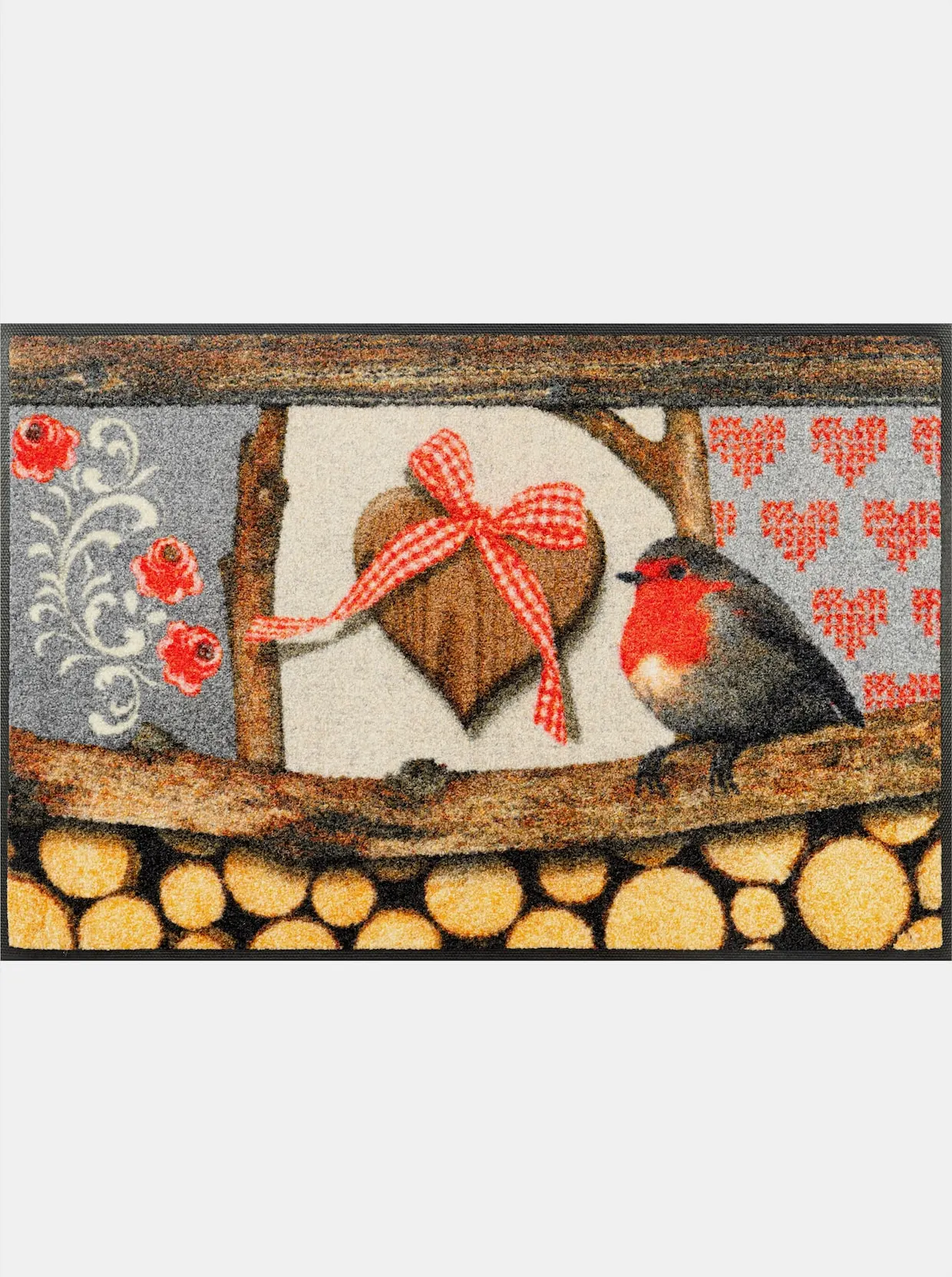 Wash+dry Wash&dry Fußmatte In Braun-rot 3 Wash+dry Wash&dry Fußmatte In Braun-rot