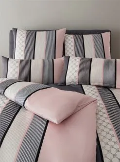 JOOP! Bettwäsche In Grau-rosé