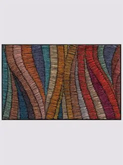 Wash+dry Wash&dry Fußmatte In Rot-bunt