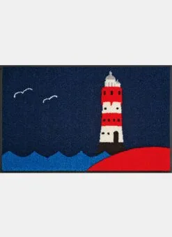 Wash+dry Wash&dry Fußmatte In Dunkelblau-rot