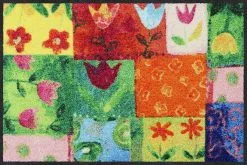 Salonloewe Fußmatte In Grün-bunt