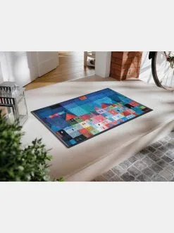 Wash+dry Wash&dry Fußmatte In Blau-bunt -Salonloewe Verkäufe bea22d62ed193f67d5eac03551952f89