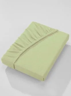 Biberna Spannbetttuch In Resedagrün