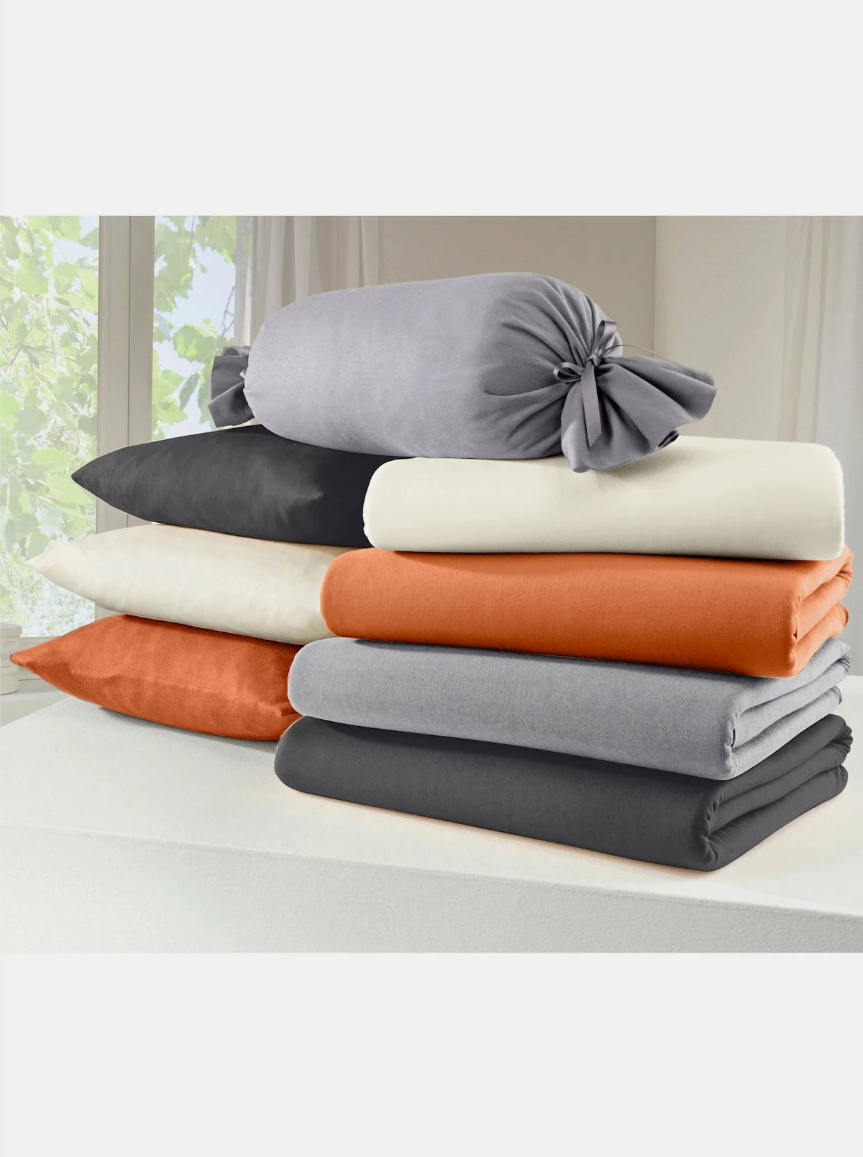 Estella Spannbetttuch In Ecru 4 Estella Spannbetttuch In Ecru – Bild 2