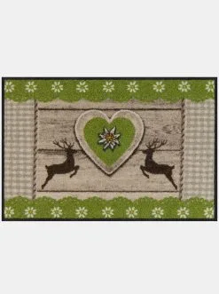 Salonloewe Fußmatte In Braun-grün