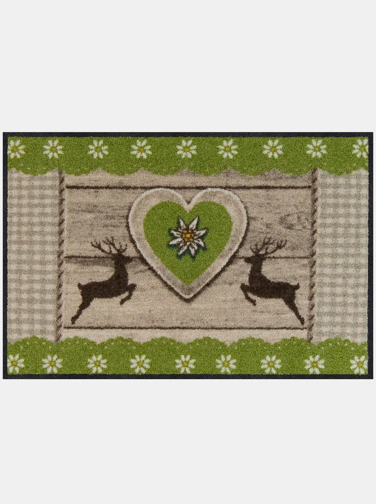 Salonloewe Fußmatte In Braun-grün 3 Salonloewe Fußmatte In Braun-grün