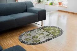 Salonloewe Fußmatte In Grün-ecru -Salonloewe Verkäufe e48263a5e14d189140673ab73c0e3397