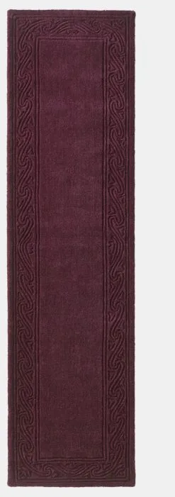 Heine Home Hochflorteppich In Aubergine