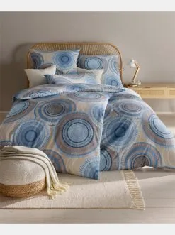 Heine Home Bettwäsche In Natur-blau