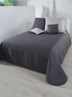 Heine Home Tagesdecke In Grau-anthrazit