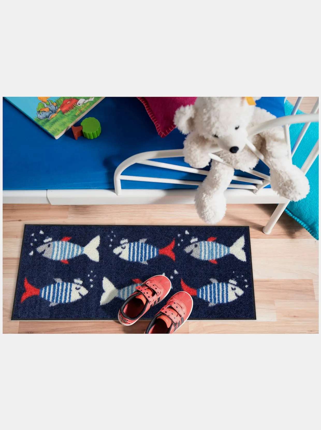 Salonloewe Fußmatte In Blau-bedruckt 4 Salonloewe Fußmatte In Blau-bedruckt – Bild 2