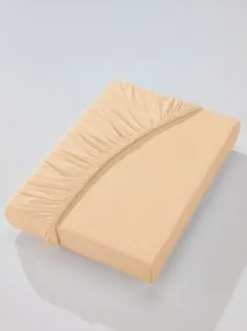 Biberna Spannbetttuch In Beige