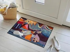 Salonloewe Fußmatte In Blau-gemustert -Salonloewe Verkäufe fbec05545a335f6486531e3bf6dcd673